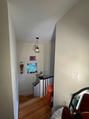 192 Salem St, Wakefield, MA 01880 - stairway with wood finished floors and baseboards