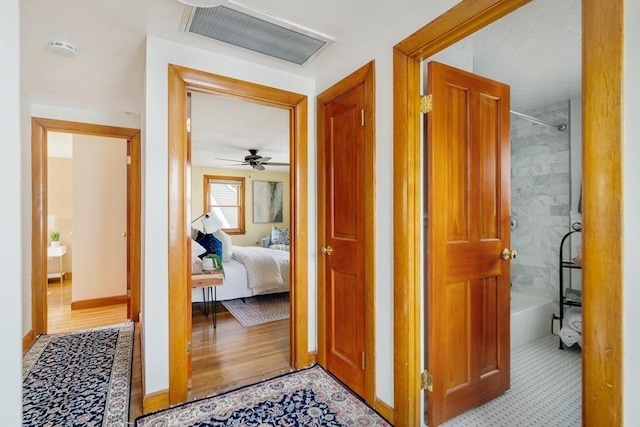 51 Burget Ave, Medford, MA 02155 - hallway with baseboards