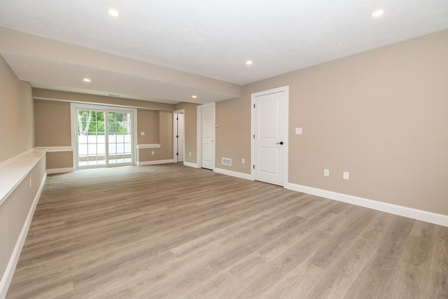 34 Torre St, Reading, MA 01867 - spare room featuring light wood finished floors and recessed lighting