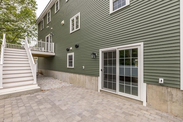 34 Torre St, Reading, MA 01867 - view of patio with stairway and a deck