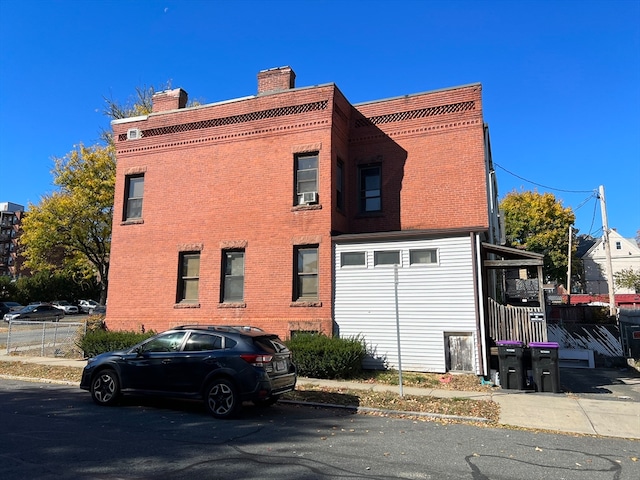 view of property with cooling unit