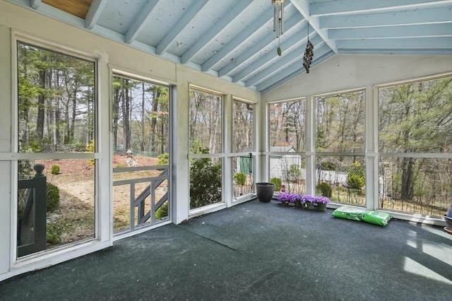 25 Cardigan Rd, Tewksbury, MA 01876 - unfurnished sunroom featuring vaulted ceiling