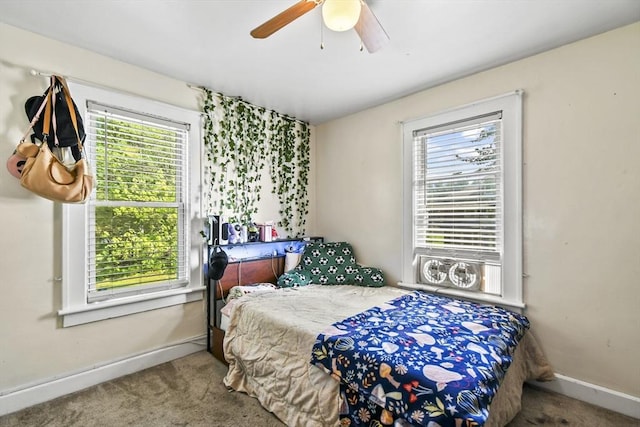 12 Boison St, Pittsfield, MA 01201 - bedroom featuring carpet flooring, multiple windows, and a ceiling fan