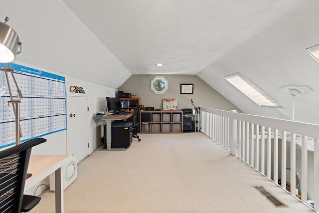 9 Michael Way Unit 41, Andover, MA 01810 - office area with carpet flooring and vaulted ceiling