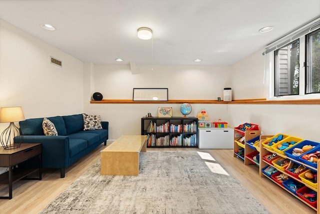 9 Michael Way Unit 41, Andover, MA 01810 - rec room featuring wood finished floors and recessed lighting