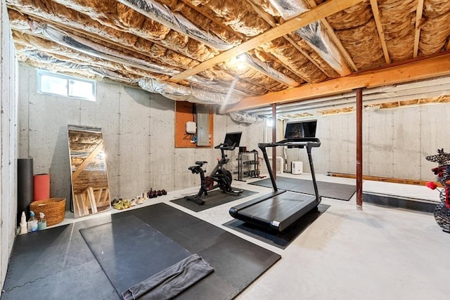 view of exercise room