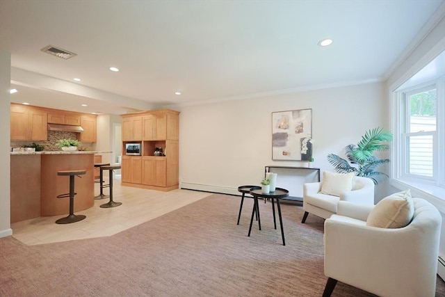 5 Taintor Dr, Sudbury, MA 01776 - living room with recessed lighting and ornamental molding