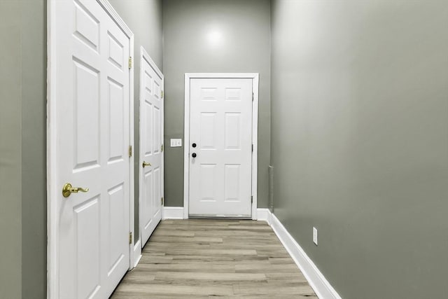 31-33 Ashland St Unit 3, Haverhill, MA 01830 - entryway with light wood-style floors and baseboards