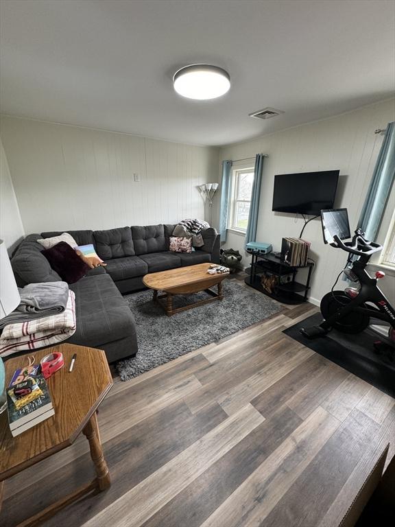 318 Newton St, South Hadley, MA 01075 - living area featuring wood finished floors