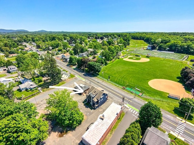 318 Newton St, South Hadley, MA 01075 - drone / aerial view