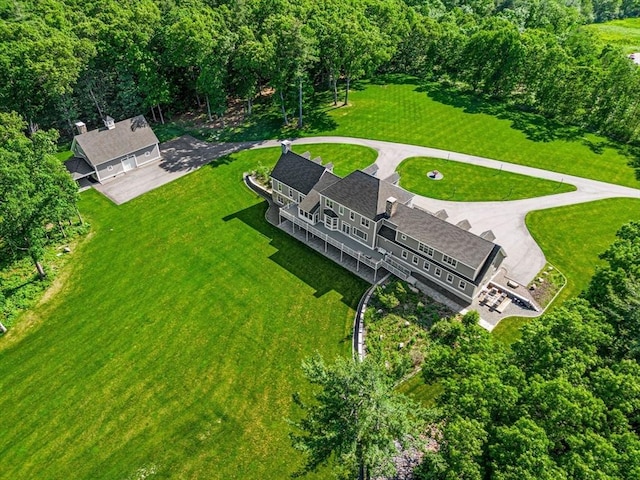 drone / aerial view