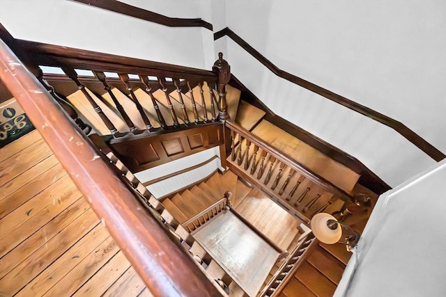 view of stairway