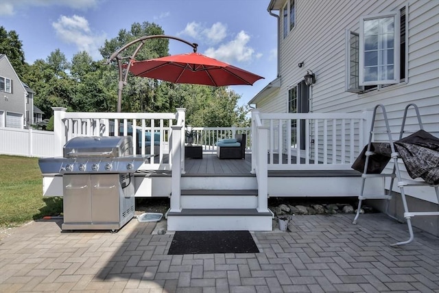 109 Macintosh Ln, Fitchburg, MA 01420 - wooden deck featuring grilling area