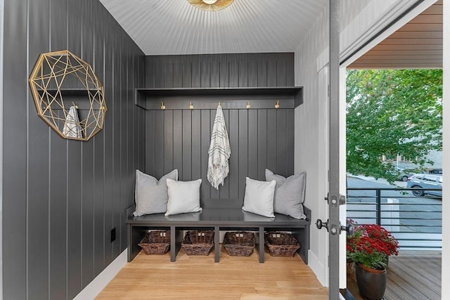 34 Walker St, Somerville, MA 02144 - mudroom featuring wood finished floors