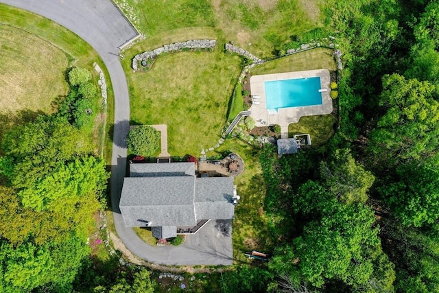 15 Allen Hill Rd, Princeton, MA 01541 - drone / aerial view of a pool area