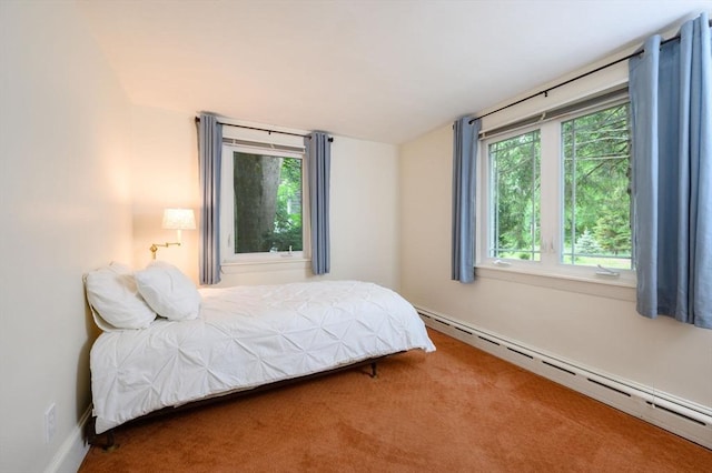13 Smith Rd, Hingham, MA 02043 - carpeted bedroom featuring baseboard heating and baseboards
