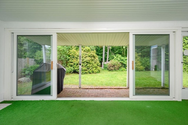 13 Smith Rd, Hingham, MA 02043 - doorway featuring carpet