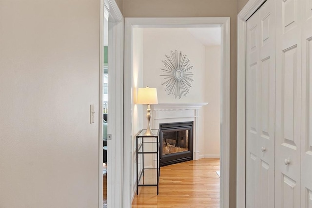 45 Augusta Way Unit 23, Chelmsford, MA 01863 - hallway featuring light wood-type flooring