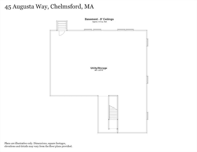 45 Augusta Way Unit 23, Chelmsford, MA 01863 - room layout