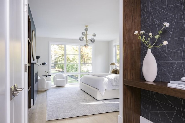 interior space with light wood-type flooring