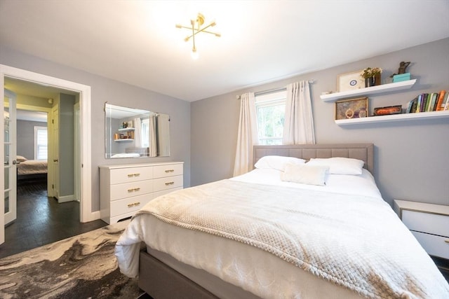 109 Circle Dr, Wrentham, MA 02093 - bedroom featuring dark wood-type flooring and baseboards
