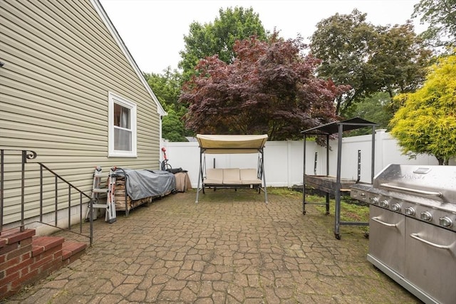 109 Circle Dr, Wrentham, MA 02093 - view of patio featuring grilling area