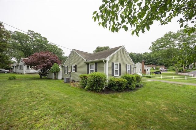 109 Circle Dr, Wrentham, MA 02093 - view of side of property with a central AC unit