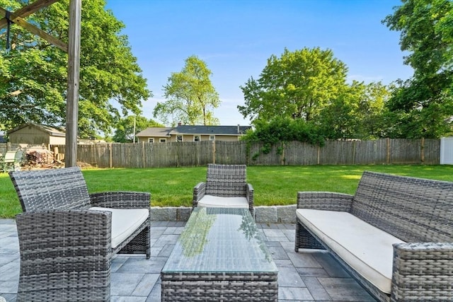 36 Porter Rd, Marlborough, MA 01752 - fenced backyard with a patio area