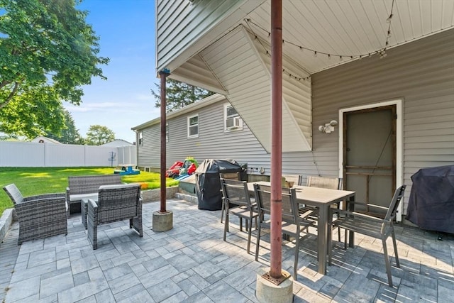 36 Porter Rd, Marlborough, MA 01752 - view of patio / terrace with outdoor dining space and a grill