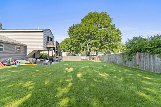 36 Porter Rd, Marlborough, MA 01752 - fenced backyard with stairs
