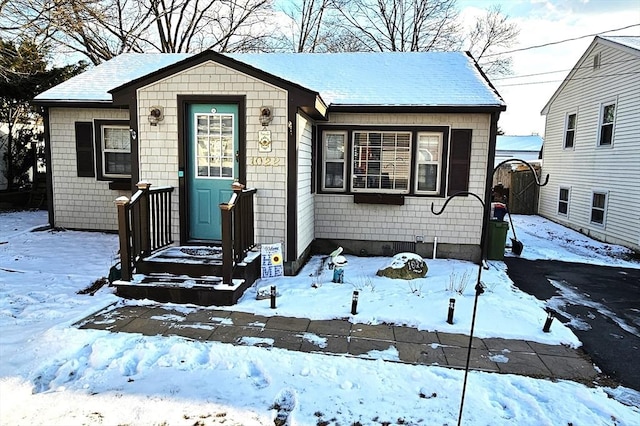 view of bungalow