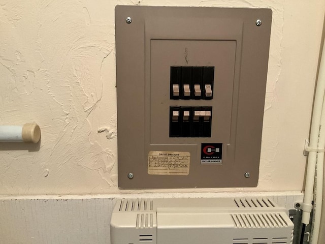 utility room featuring electric panel