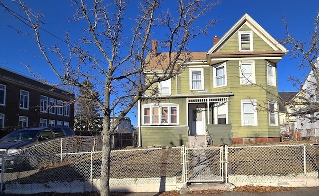 view of victorian house