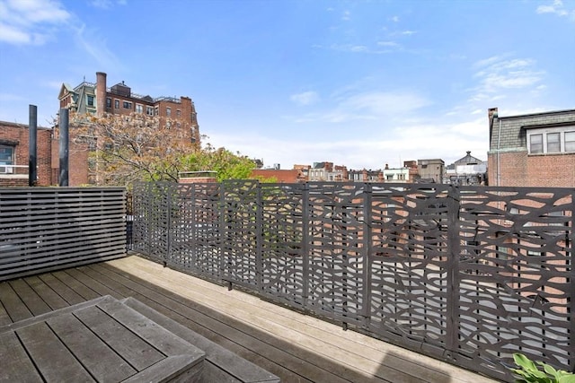 view of deck