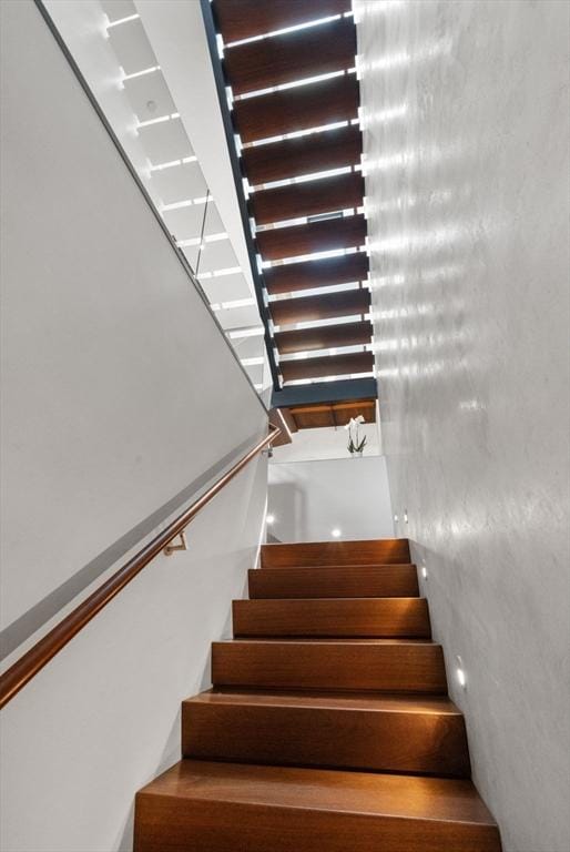 view of stairs