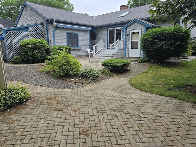 6 Nevada, Freetown, MA 02702 - view of front of property featuring a chimney and roof with shingles