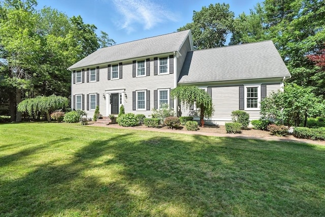 134 Lincoln St, Norwell, MA 02061 - colonial-style house with a front yard and a shingled roof
