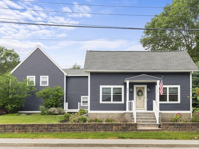 886 Methuen St, Dracut, MA 01826 - view of front of home featuring roof with shingles