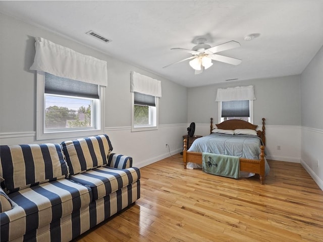 886 Methuen St, Dracut, MA 01826 - bedroom featuring light wood-style flooring and ceiling fan
