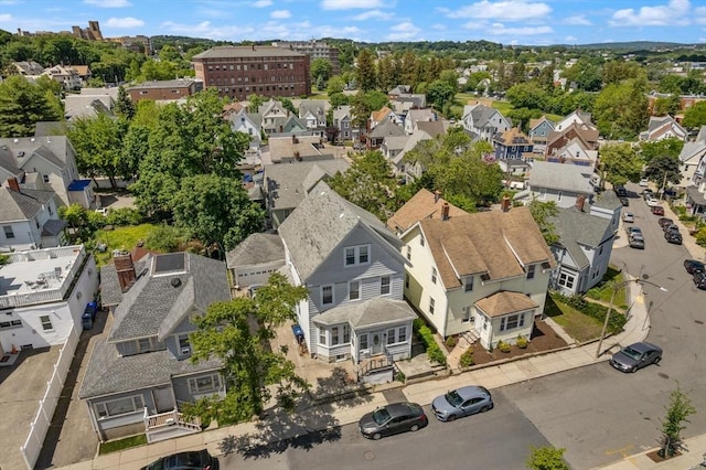 23 Gordon St, Boston, MA 02134 - aerial perspective of suburban area