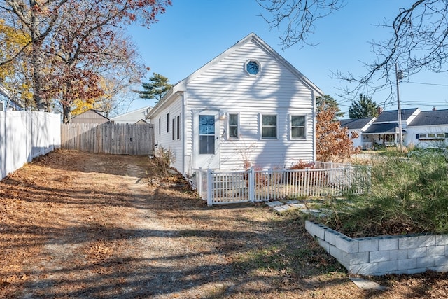 view of back of property