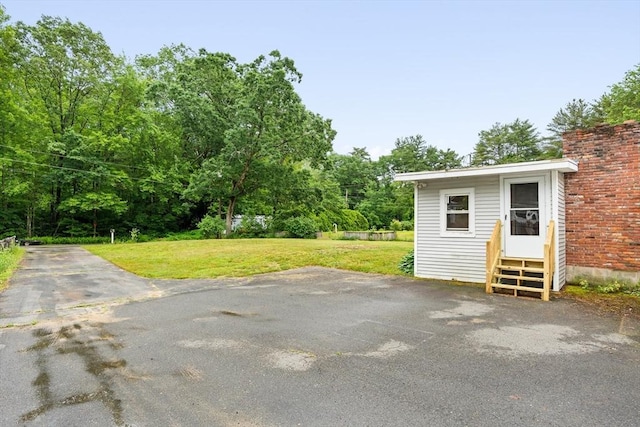 24 Horton Rd, Orange, MA 01364 - view of grassy yard with entry steps
