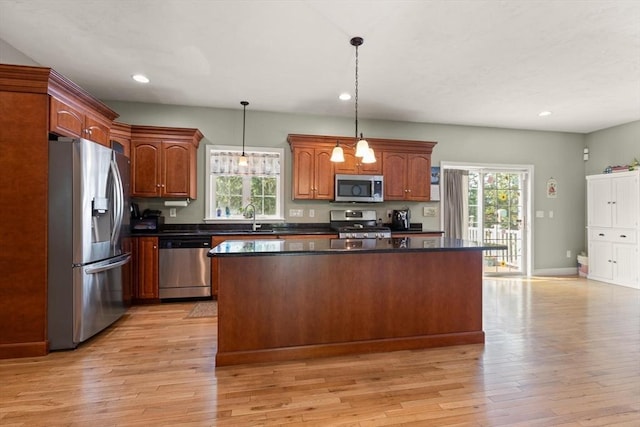 1 Windsor Rd, Shirley, MA 01464 - kitchen featuring appliances with stainless steel finishes, healthy amount of natural light, light wood-style floors, and recessed lighting