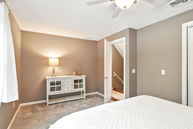 3 Pine Knl, Southwick, MA 01077 - carpeted bedroom featuring baseboards and ceiling fan