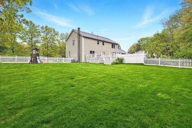 3 Pine Knl, Southwick, MA 01077 - back of property featuring a chimney