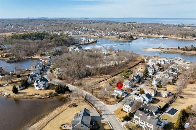6 Parker Ave, Cohasset, MA 02025 - view of property location with a large body of water and nearby suburban area
