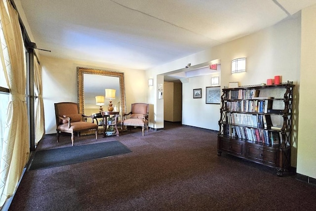 47 Mystic St Unit 4E, Arlington, MA 02474 - sitting room featuring carpet flooring