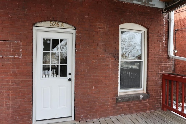 view of entrance to property