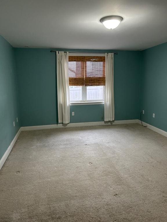 empty room with carpet floors