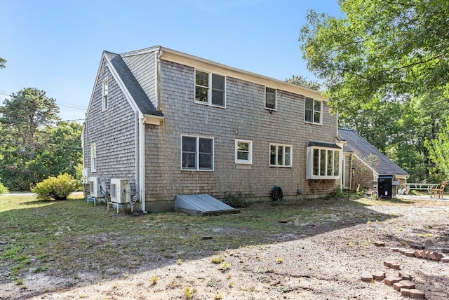 back of property with ac unit